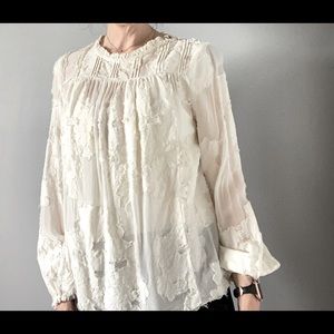 Wilfred Aritzia | Lourdes Blouse | White | size medium